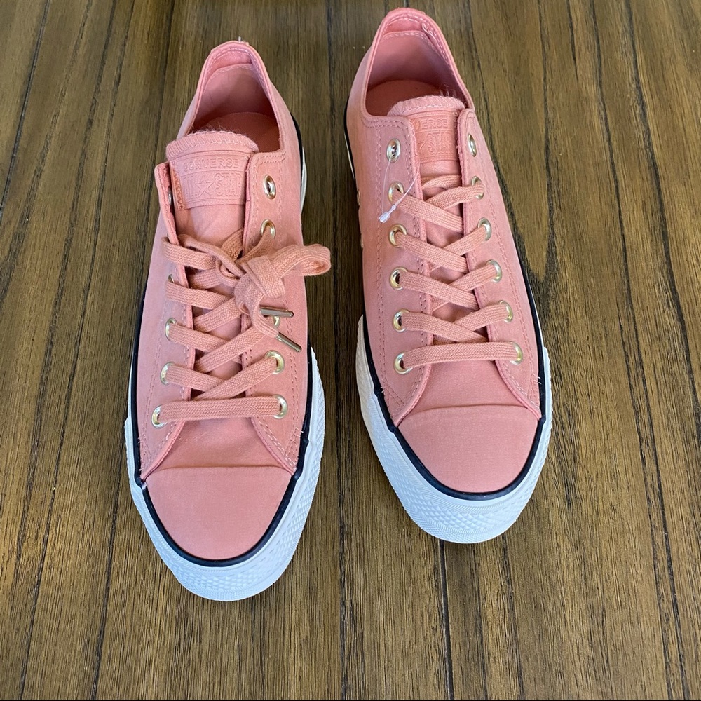 Converse mauve pink CTAS LIFT OX platform sneaker - Picture 3 of 11